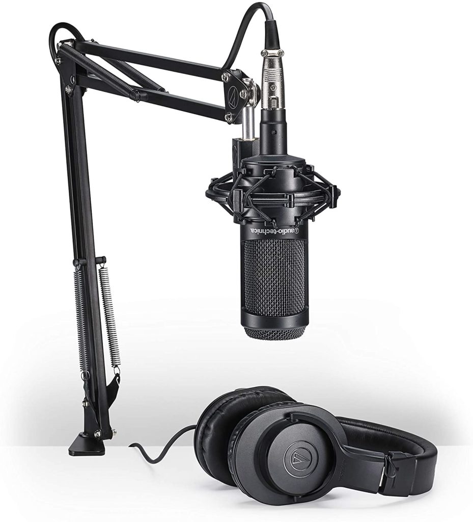 Audio-Technica AT2035PK Vocal Microphone Pack for Streaming/Podcasting, Includes XLR Mic