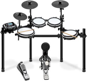 LyxJam 8-Piece Electronic Drum Kit, Professional