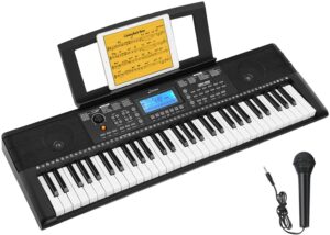 Donner DEK-610 Keyboard Piano Beginners 61 Key Electronic Keyboard