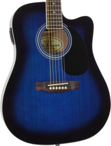 Jameson Guitars Full Size Thinline Acoustic Electric Guitar