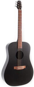 KLOS Black Carbon Fiber Full Size Acoustic Guitar