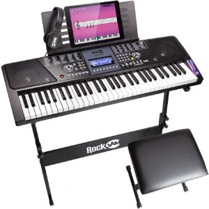 RockJam 61 Key Keyboard Piano With LCD Display